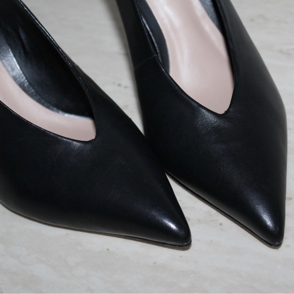 ALDO ‘Minett’ Black Point Slingback Heels - Picture 11 of 16